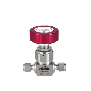 Vanne à aiguille à bonnet intégré HDVH en acier inoxydable SS316, double ferrule, la plus vendue / Vanne à bonnet intégré double - Product Image 4
