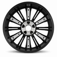 Jantes en alliage d'aluminium forgé monobloc personnalisées de 19 à 20 pouces, finition gris canon, pour SUV sport de luxe QX70 QX80, volant en bois
