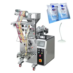Vertical 4 side seal Sachet Liquid Soap Body Wash Shampoo liquid detergent filling machine packing machine