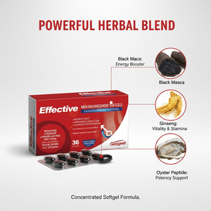 Cápsulas Softgel para Aumento Masculino com Pó de Maca, Ginseng e Peptídeos de Ostra, Suplemento Dietético para Desempenho, Energia e Vitalidade - Product Image 5