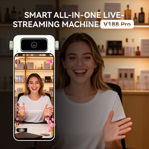 Équipement de diffusion en direct tout-en-un VisionMore avec fonction de beauté, caméra 50MP pour TikTok, Facebook, YouTube <span class=keywords><strong>Live</strong></span> Streaming - Product Image 1