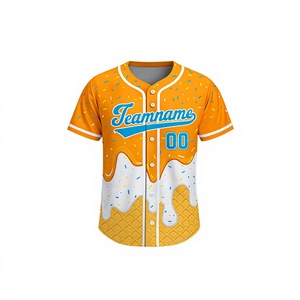 Maillot de baseball personnalisé en coton pour femme, motif Ice for Drip, pour l'esprit d'équipe, respirant, idéal pour les jours de match, vente en gros - Product Image 2