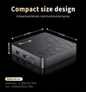 Nouvelle Box TV X88 Mini <span class=keywords><strong>Android</strong></span> 14 RK3518, Décodeur Intelligent avec 2 ports USB 2.0 Type-A, RAM 2 Go, Prise en charge de la télécommande vocale Bluetooth - Product Image 2