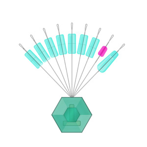Aohu - Cuentas de Silicona de Alta Transparencia para Pesca, Color Verde Agua con Motas, Sin Sombras - Product Image 5