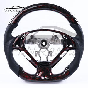 <span class=keywords><strong>Volant</strong></span> en cuir rouge en fibre de carbone forgée pour INFINITI <span class=keywords><strong>G25</strong></span> G35 G37 G37x - Product Image 2