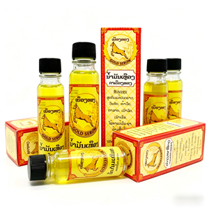 Huile Traditionnelle aux Herbes Gold Serow, Douce, Non Irritante, Apaisante pour les Soins de la Peau et la Relaxation Corporelle - Product Image 6