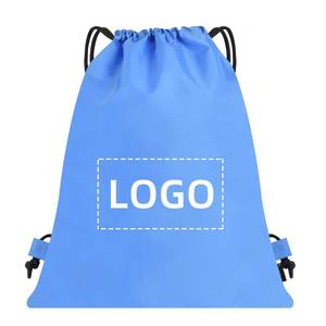 High Quality Customizable Promotional Zipper Outside Light Cheap Sport Pull String Backpack Pull String <b>Bag</b> <b>Drawstring</b> Backpack - Product Image 2