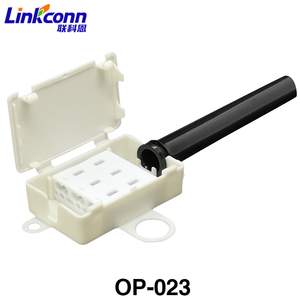 กล่องต่อสายไฟ OP OP-023 สีขาว วัสดุ PP พร้อมขั้วต่อสายเคเบิลและขั้วต่อ 3 ขา - Product Image 1