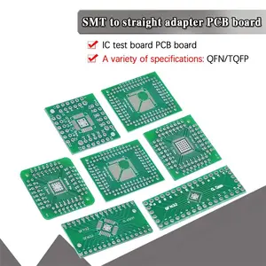 QFN TQFP LQFP FQFP 32 44 48 56 64 80 100 giro DIP/SMD a DIP IC adaptador Socket TSSOP SOIC SSOP placa convertidora 0,5mm 0,8mm