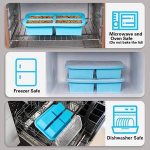 Scultura Decorativa Rettangolare in Silicone a 4 Celle con Coperchio, Grado Alimentare, Durevole, Polimerizzazione a Freddo, <span class=keywords><strong>Arte</strong></span> e Oggetto da Collezione per Arredamento Casa - Product Image 3