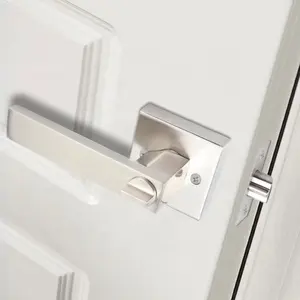 Hiện đại Mortise lõm cửa trượt xử lý PVC phòng tắm Door LEVER ổ khóa và xử lý