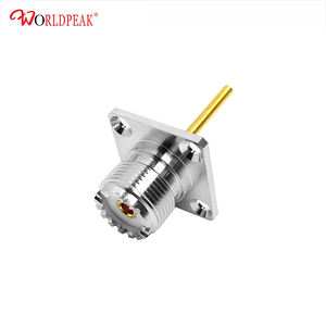 Fornitore di fabbrica UHF SO239 femmina Jack a 4 fori pannello montato così 239 <span class=keywords><strong>M</strong></span> Jack con bullone M3 25*25mm RF connettori coassiali coassiali - Product Image 4