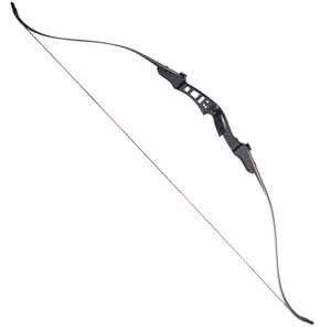 Arco Recurvo Desmontable Little Prince ILF 20-50LBS 60 Pulgadas, Palas Importadas de Vidrio, Arce y Carbono, Empuñadura Fundida a Presión de 17 Pulgadas - Product Image 4