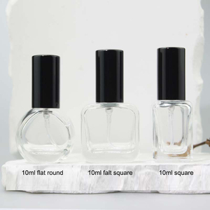 "Uçucu yağlar için 10ml kare cam ince sis püskürtücü parfüm Atomizer-temizle" - Product Image 3