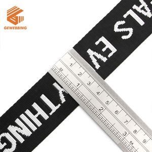 Bande de ceinture personnalisée en polyester/nylon jacquard pour pantalons avec logo - Product Image 6