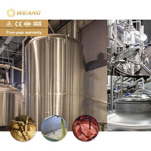 Cuve de mélange mobile sous vide en acier inoxydable pour shampoing et savon liquide avec agitateur - Product Image 2