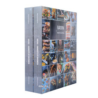 Livre de cuisine à couverture rigide personnalisé livre de recettes de lecture livre à couverture rigide en papier d'art de qualité supérieure pour la cuisine