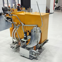 Machine de marquage routier convexe bicomposant la plus vendue, composants de moteur de pompe horizontale électrique 5,5 CV à faible puissance