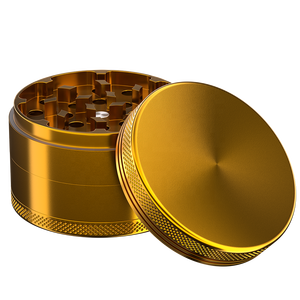 Golden Color Smoking Aluminum <strong>Grinder</strong> <strong>Herb</strong> Crusher Smoking <strong>Grinder</strong> Custom Logo, Tobacco <strong>Grinders</strong> <strong>Herb</strong> - Product Image 3