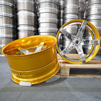 Rueda Forjada Mforged de 2/3 Piezas, 20 22 26 28, Barril Recto, Borde Pulido Profundo, Ajuste Personalizado para Constructores de Ruedas y Proyectos VIP