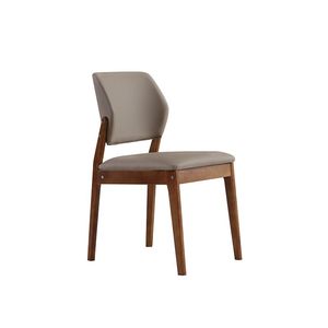 Silla de comedor tapizada <span class=keywords><strong>en</strong></span> cuero minimalista moderna, estructura de madera de caucho para el hogar, comedor, adultos, niños, ancianos, L070 - Product Image 2