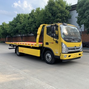 Camión de Remolque Diésel Foton en Nuevas Condiciones, Plataforma Plana Inclinable con Sistema de Deslizamiento, Transmisión Manual - Product Image 2