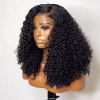 Pelucas de Cabello Humano Vietnamita Sin Pegamento 13x4 SDD, Peluca Bob de Cabello Humano Virgen Vietnamita con Doble Trama y Encaje Frontal HD para Mujeres Negras