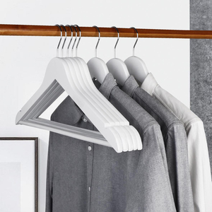 Giá Treo Quần Áo Bằng Gỗ Áo Khoác Đặt Làm Bán Sỉ Giá Treo Quần Áo Giá Treo Quần Áo Bằng Gỗ Màu Trắng - Product Image 4