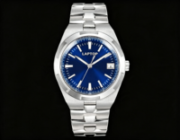 Montre mécanique automatique de luxe pour homme, marque haut de gamme, bracelet en acier inoxydable, cristal saphir de haute qualité, bleu, hip-hop