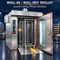 Nouveau four rotatif électrique à 32 plateaux 380V, four de boulangerie commercial pour la cuisson du pain avec la farine