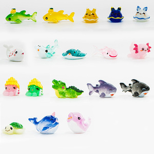 Vendita calda nuovi oggetti di scena <span class=keywords><strong>per</strong></span> acquario 3d Figure di animali marini in resina in miniatura - Product Image 6