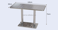 Chaises empilées en acier inoxydable tube d'aluminium tables de restaurant de plage et chaises de mariage chaises de loisirs de cour de balcon extérieur