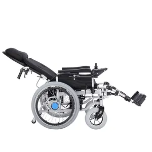최적의 제품 휴대용 전동 휠체어 강관 장애인 전원 전동 휠체어