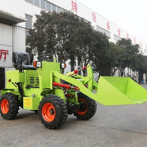 Mini chargeuse électrique <span class=keywords><strong>Micro</strong></span> <span class=keywords><strong>pelle</strong></span> électrique chargeuse sur pneus multifonctionnelle chargeuse-pelleteuse avant pour Mini tracteur - Product Image 4