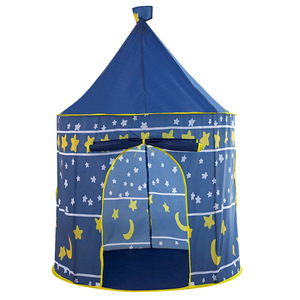 High Quality Indoor Outdoor Playhouse Castle Blue Pop up Teepee Kids Play Tent Sports Toy Polyester Easy Foldable - Product Image 3