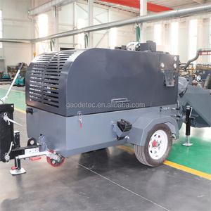 Tüm kuru, yarı kuru veya ıslak şap uygulamaları için GPXT200-D/A 5m 3/h dizel kuru şap harç karıştırıcı pompası ve Transfer makinesi - Product Image 3