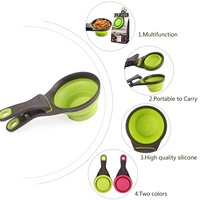 Gamelle Distributrice Pliable en Silicone pour Chien, Bol de Voyage Portable pour Ustensiles d'Animaux, Bols pour Petits et Moyens Chiens, Accessoires pour Animaux