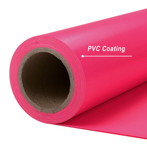Lona de Polivinilo de 610 g/m², Rollo de Lona de PVC de 500 Denier, <span class=keywords><strong>Tela</strong></span> Recubierta, Lámina de PVC Laminado, Lona de Vinilo de 18*17 - Product Image 1