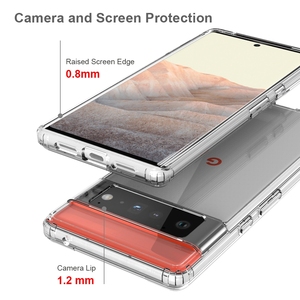 Coque transparente en Tpu pour Google <span class=keywords><strong>Pixel</strong></span> <span class=keywords><strong>6</strong></span> Pro pour Google <span class=keywords><strong>Pixel</strong></span> <span class=keywords><strong>6</strong></span> Coque de téléphone transparente Couvertures mobiles - Product Image 5