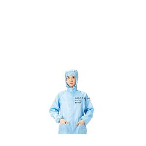 Overol con Capucha Azul Bokasow, Antiestático, Desechable, Traje de Trabajo para Cuarto Limpio, Protección Corporal Completa para Uso Industrial - Product Image 5