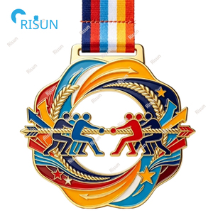 Medallas Personalizadas para el Día del Deporte Escolar, Medallas de Ultra Impacto con Relieve de Tira y Afloja, Medallones para Escuelas, Medallas Personalizadas de Tira y Afloja - Product Image 2