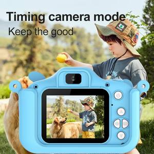 X39S petit tigre lapin double objectif numérique enfants caméra 2 pouces écran enfants caméra 1080P HD enfants Selfie Photo caméra jouet cadeau - Product Image 6