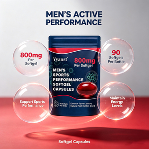 Complément Alimentaire Sportif Power Boost 800mg pour Hommes, 60 Gélules Molles, Soutient la Capacité Sportive, l'Endurance Musculaire, Améliore l'Entraînement - Product Image 2