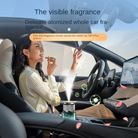 Diffuseur d'arômes intelligent moderne pour véhicule, pulvérisateur automatique de parfum, vaporisateur en verre grande capacité pour grille d'aération de voiture