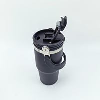 Gobelet de voyage isotherme personnalisé en acier inoxydable 20oz/30oz avec paille pour le sport