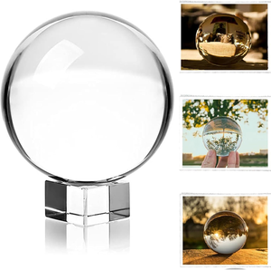 Venta al por Mayor de Fábrica: Bola de Cristal Transparente, Cristal K9, Grabado Láser <span class=keywords><strong>3D</strong></span> para Accesorios de Fotografía - Product Image 3