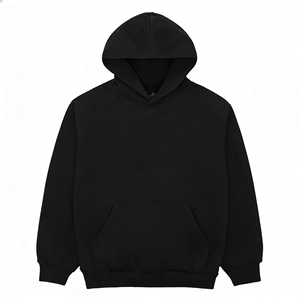 Sudaderas con capucha de gran tamaño personalizadas, sudadera holgada de algodón unisex para hombre, ropa de calle, sudadera de peso pesado, jersey de moda para gimnasio, diseño único Y2K - Product Image 2