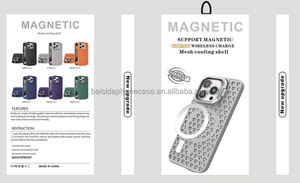 Nueva funda magnética para teléfono con disipación de calor, soporte de silicona TPU, funda trasera para <span class=keywords><strong>iPhone</strong></span> 15 14 Pro 13 12 <span class=keywords><strong>11</strong></span>, fundas para móviles - Product Image 3