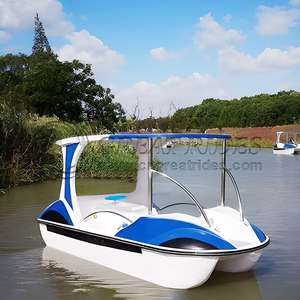 2025 nuevo estilo fabricante directo <span class=keywords><strong>4</strong></span> asientos fibra <span class=keywords><strong>de</strong></span> vidrio agua diversión catamarán Pedal barco <span class=keywords><strong>para</strong></span> la venta - Product Image 5