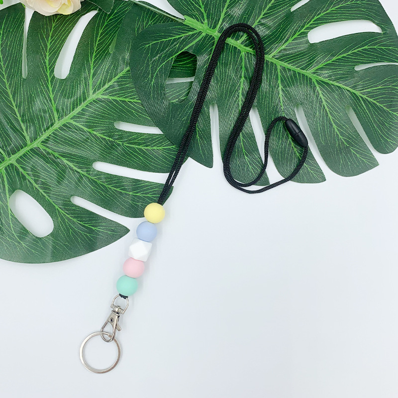 Superior Quality Phone Small Wire Rope Short Rubber Lanyard Silicone Rubber Lanyard Image 4